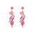 occidental style multilayer Alloy enamel love earrings love earring long style Earring woman