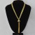 occidental style wind exaggerating Metal pellet pendant chain tassel long necklace samll clavicle chain woman tr