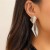 occidental style fashion Metal surface ear stud woman retro all-Purpose geometry Earringearrings