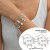 occidental style pendant tassel set bracelet ins all-Purpose heart-shapedtarracelet