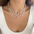 occidental style wind pendant necklace temperament beads imitate Pearl Metal chain
