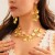 occidental style textured Metal wind leaves tassel necklace fashion retro Collarecklace