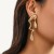 occidental style Metal wind chainecklace Irregular drop necklace woman