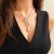 occidental style Metal wind chainecklace Irregular drop necklace woman