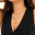 occidental style Metalnecklace  wind geometry necklace