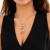 occidental style Metalnecklace  wind geometry necklace