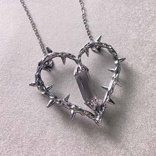  occidental style black woman pendant man woman crystal clavicle chain retro love