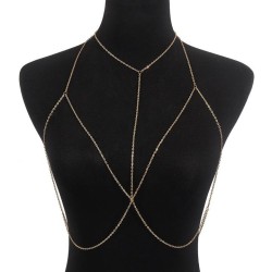 occidental stylebodychain clavicle chain chain  brief Metal chain chain