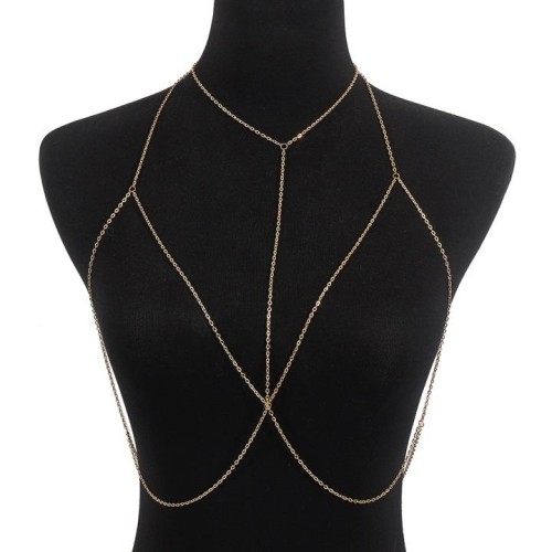 occidental stylebodychain clavicle chain chain  brief Metal chain chain