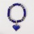  occidental style Bohemia natural beads bracelet  spring summer sweet love pendant fashion