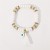  occidental style Bohemia natural beads bracelet  spring summer sweet love pendant fashion