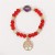  occidental style Bohemia natural beads bracelet  spring summer sweet love pendant fashion