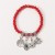  occidental style Bohemia natural beads bracelet  spring summer sweet love pendant fashion