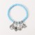  occidental style Bohemia natural beads bracelet  spring summer sweet love pendant fashion