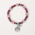  occidental style Bohemia natural beads bracelet  spring summer sweet love pendant fashion