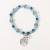  occidental style Bohemia natural beads bracelet  spring summer sweet love pendant fashion