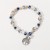  occidental style Bohemia natural beads bracelet  spring summer sweet love pendant fashion