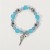  occidental style Bohemia natural beads bracelet  spring summer sweet love pendant fashion
