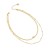  personality twining necklace  temperament Double layer stainless steel necklace  occidental style