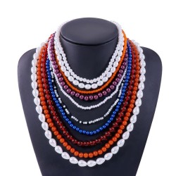 occidental style new necklace woman fashion Bohemian style long style Pearl mu..