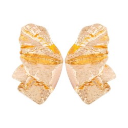  fashion personality ear stud wind medium Alloy earrings brief head woman earr..