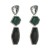 occidental style retro exaggerating Alloy resin glass diamond earrings woman long style multilayer Irregular temp