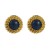 occidental style retro palace wind natural silver earrings geometry Round gold Alloy pattern ear stud Earring