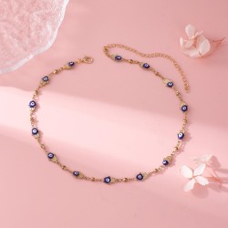 occidental style Turkey personality eyes necklace brief samllins