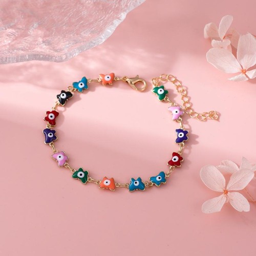 occidental style eyes bracelet creative personality Anklet eyes necklace