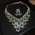 diamond drop tassel necklace set occidental style high clavicle chain retro all-Purpose