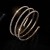  Rhinestone bangle watch-face leather bride multilayer chain woman