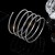  Rhinestone bangle watch-face leather bride multilayer chain woman