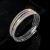  Rhinestone bangle watch-face leather bride multilayer chain woman