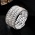 occidental style new multilayer twining Pearl bracelet bride flash diamond elasticity bangle more row Rhinest