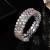  new bride Rhinestone bangle opening twining brilliant crystal