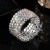  new bride Rhinestone bangle opening twining brilliant crystal