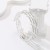 multilayer Rhinestone Pearl bangle  twining opening bracelet  claw diamond bride
