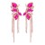 earrings occidental style claw chain earrings flowers tassel Earring woman Bohemian style exaggerating bride