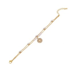  imitate Pearl bracelet  stainless steel  occidental style