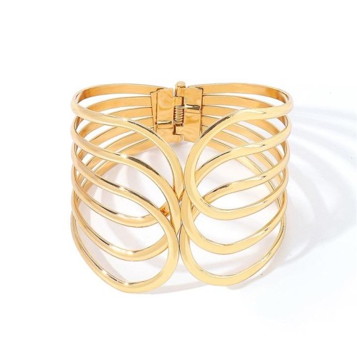 occidental styleins high brief geometry Metal  fashion retro trend opening bangle