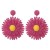 summer day personality small fresh flowers earring  fashion temperament wind handmade earrings