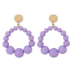 E occidental style exaggerating atmosphericins wind beads ear stud  creative c..