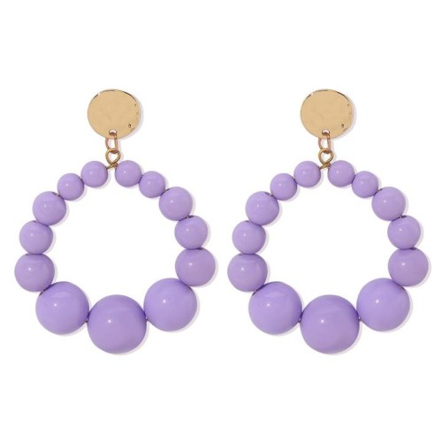 E occidental style exaggerating atmosphericins wind beads ear stud  creative candy colors fresh summer day earr