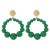 E occidental style exaggerating atmosphericins wind beads ear stud  creative candy colors fresh summer day earr