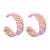 E samll weave ear stud  Bohemia summer day sweet personality earrings