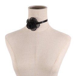  romantic bow belt chain  summer day temperament elegant rose necklace