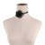  romantic bow belt chain  summer day temperament elegant rose necklace