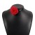 romantic bow belt chain  summer day temperament elegant rose necklace