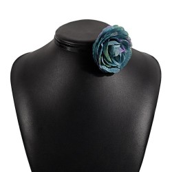 retro roseins high necklace  summer day bow belt chain