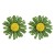 Bohemia wind earrings handmade weave silver ear stud fresh flowers sweet Earring